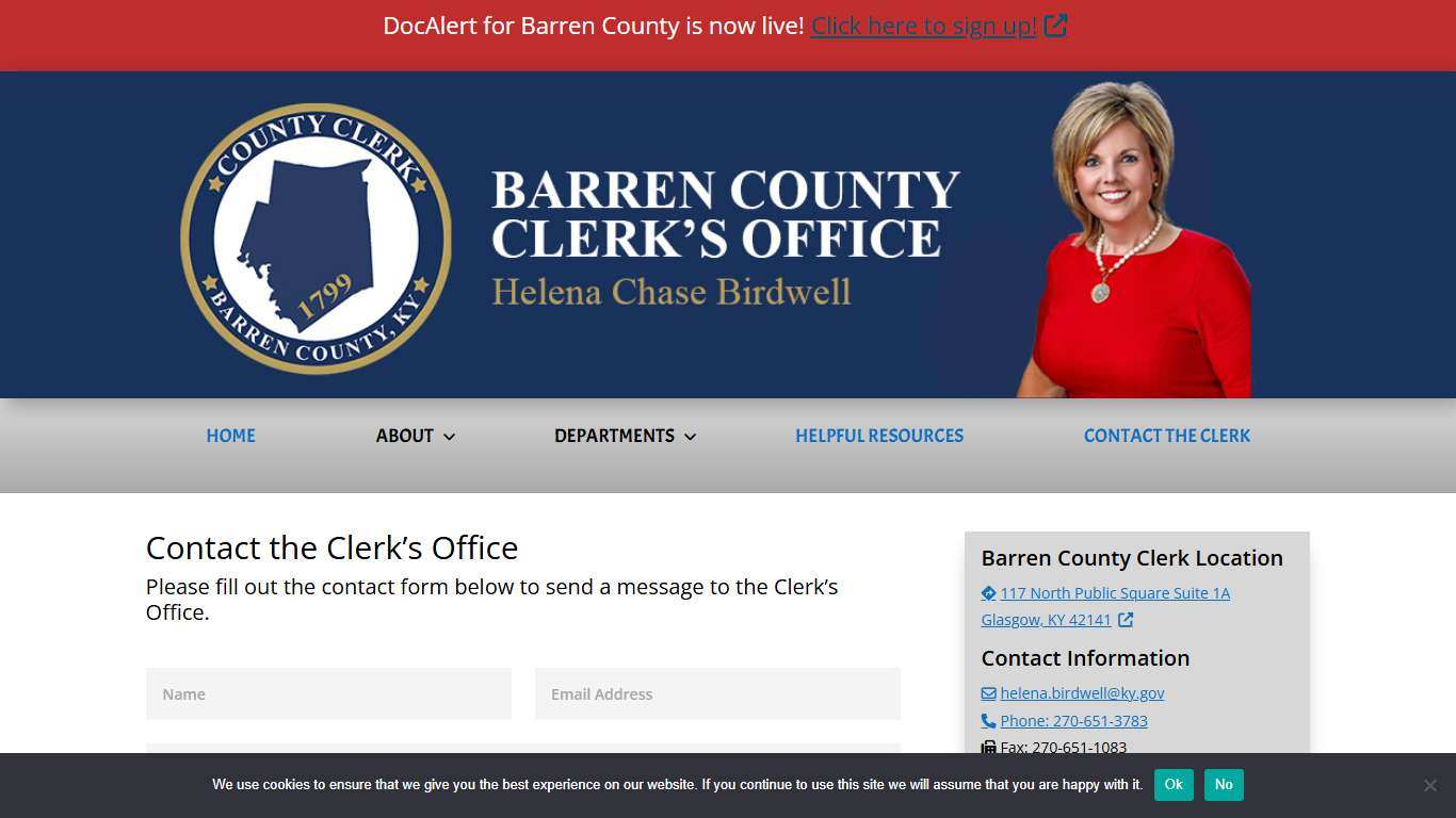 Contact the Clerk - Barren County Clerk